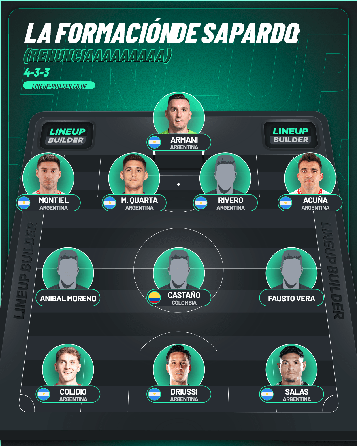 La formación de sapardo: