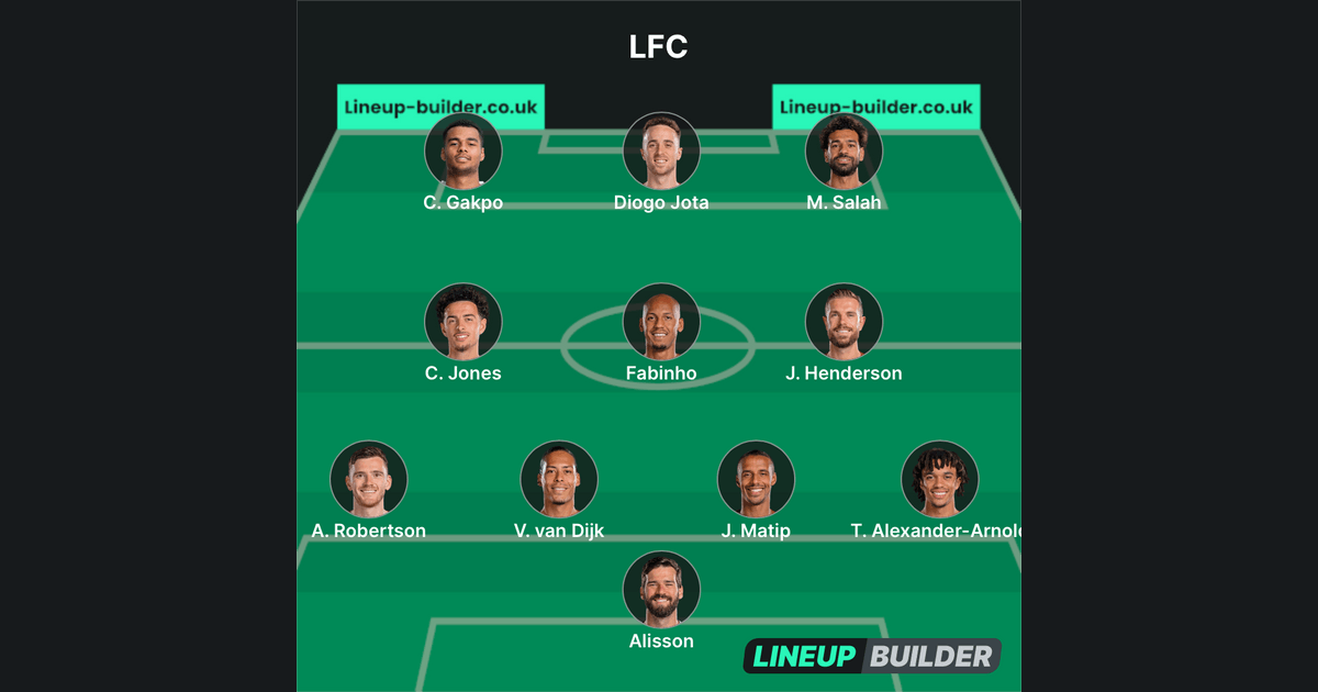 LFC - Lineup Builder
